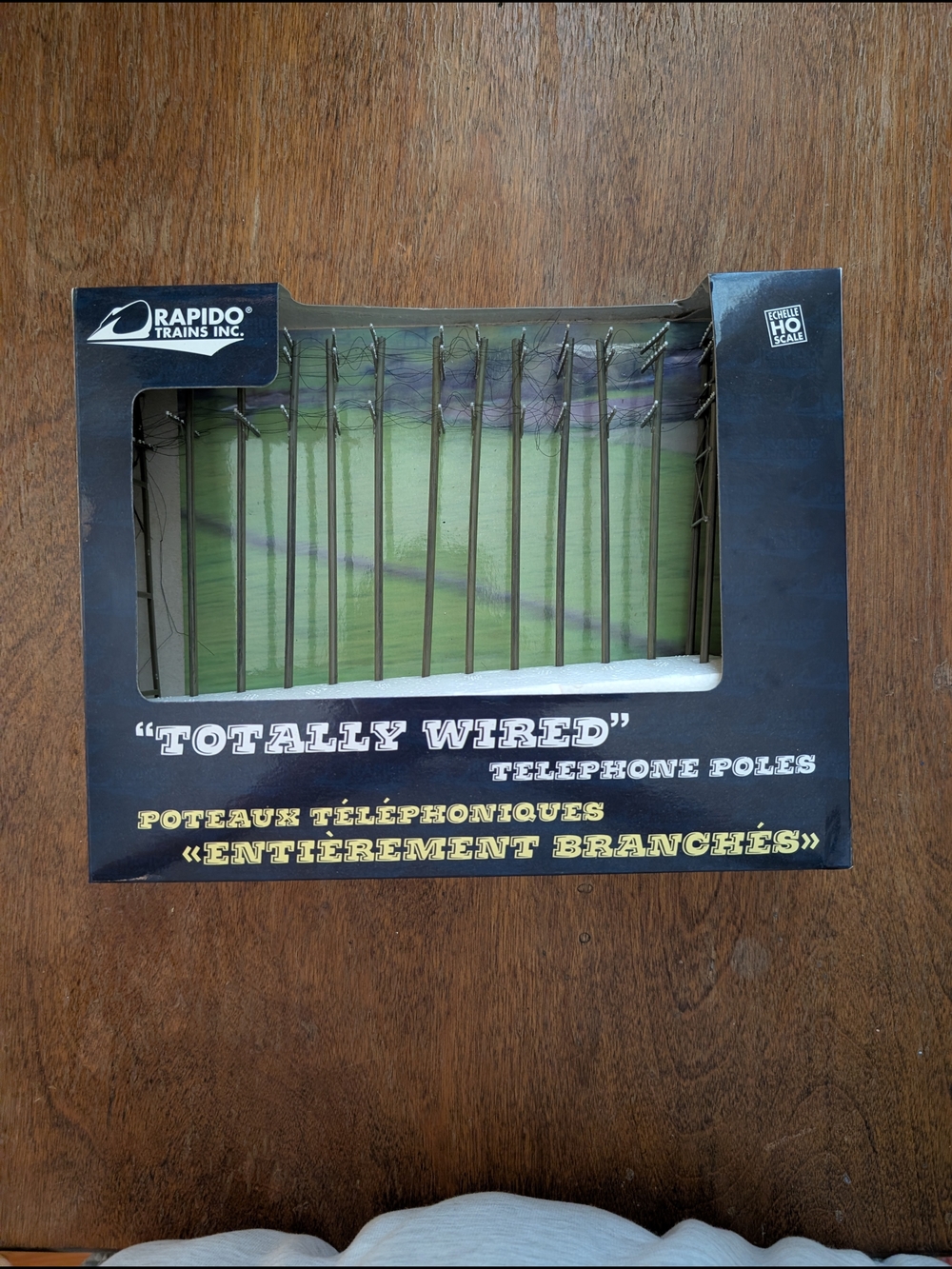 "Totally Wired" Telephone Poles - Olive Green